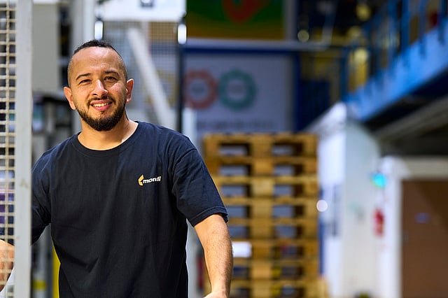 Mitarbeiter in der Produktion