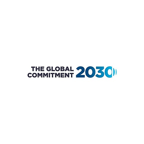 The Global Commitment 2030 logo